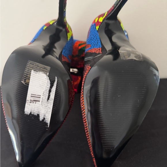 Azalea Wang Colorful Women's High Heel Boots - Picture 3 of 3